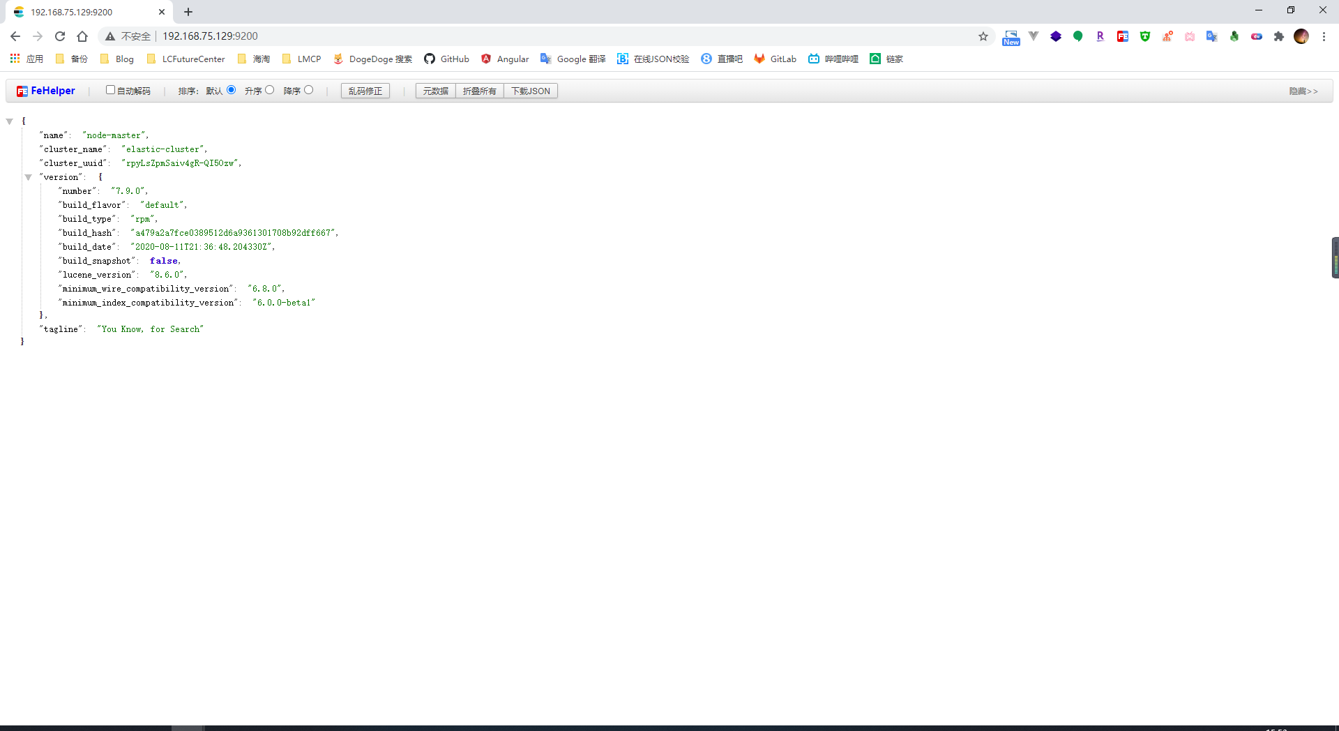 遠程訪問 elasticsearch 服務