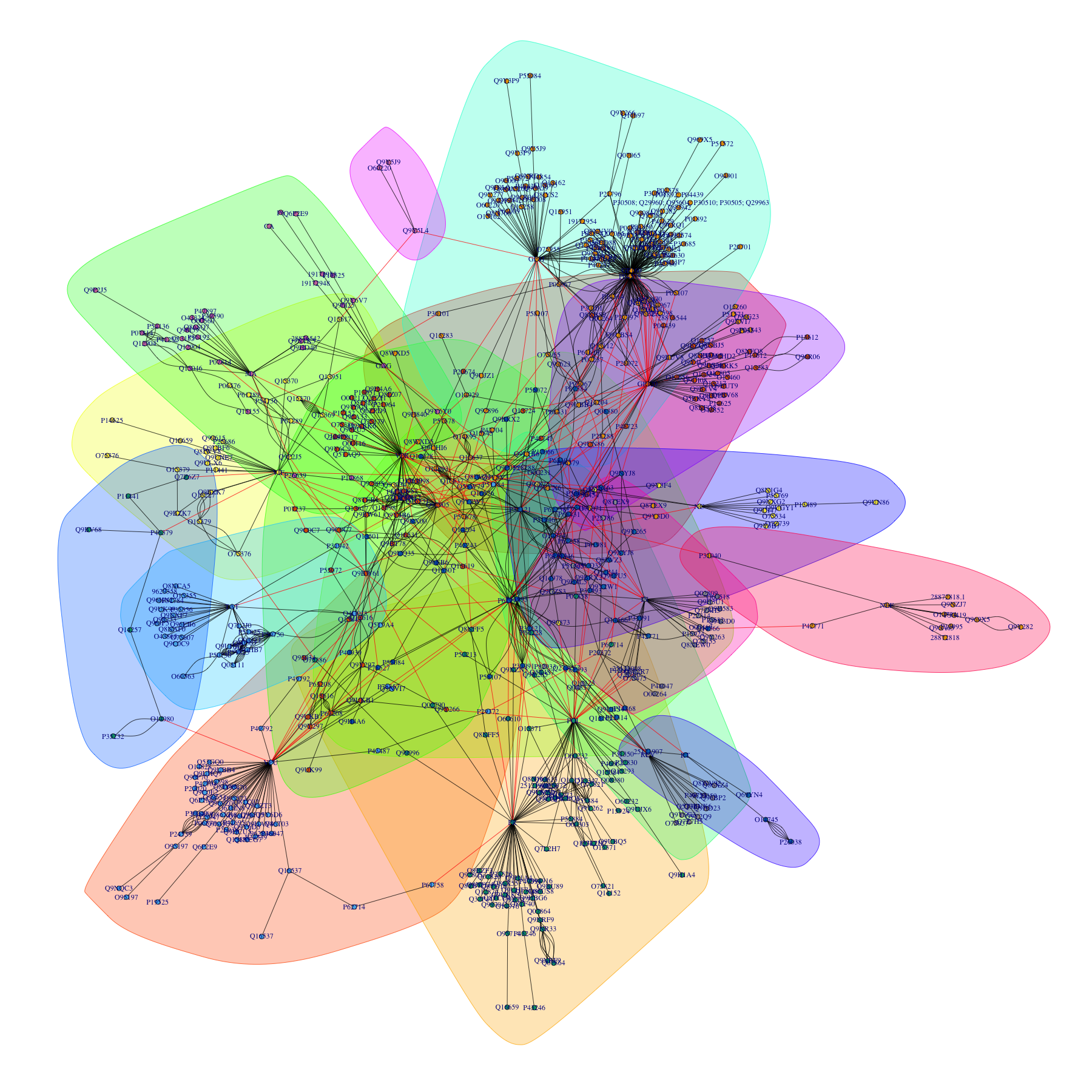 cluster_fast_greedy protein PPI