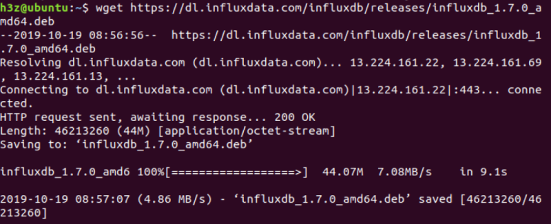 InfluxDB安裝包的下載