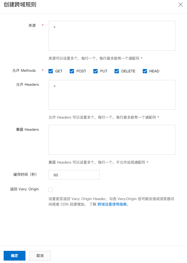 跨域規則