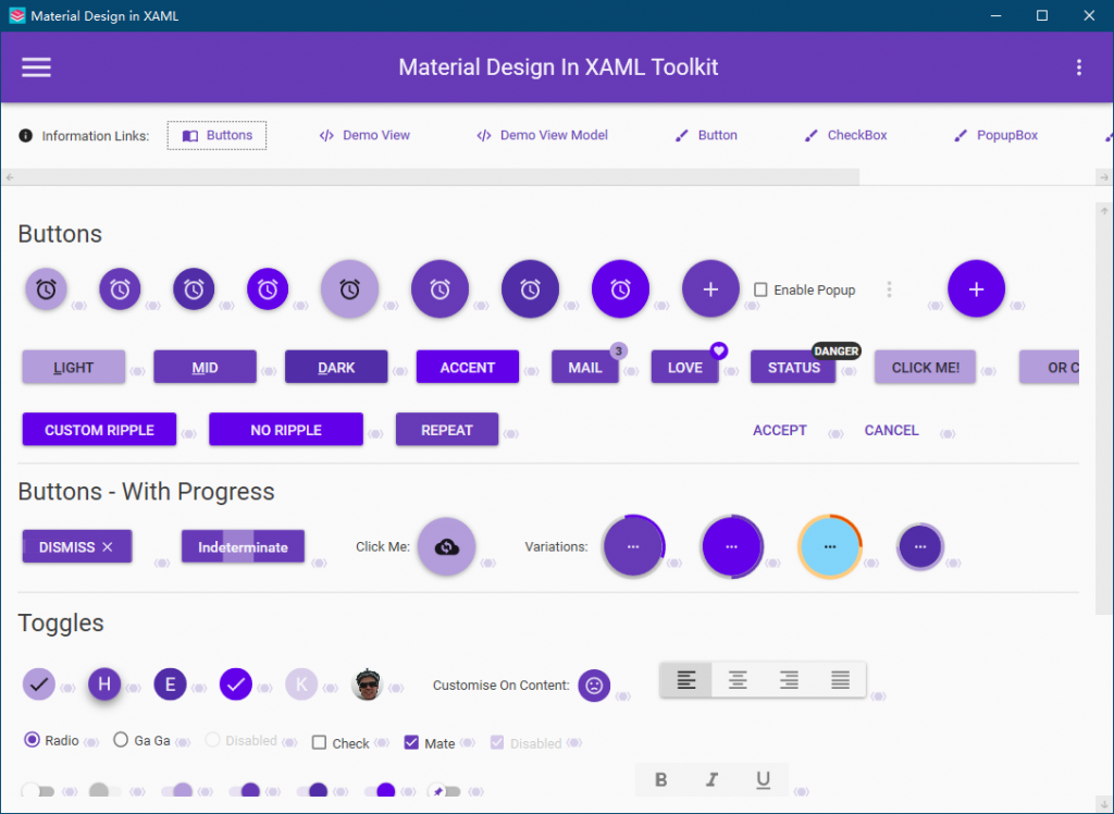 開源WPF控制元件庫MaterialDesignInXAML推薦