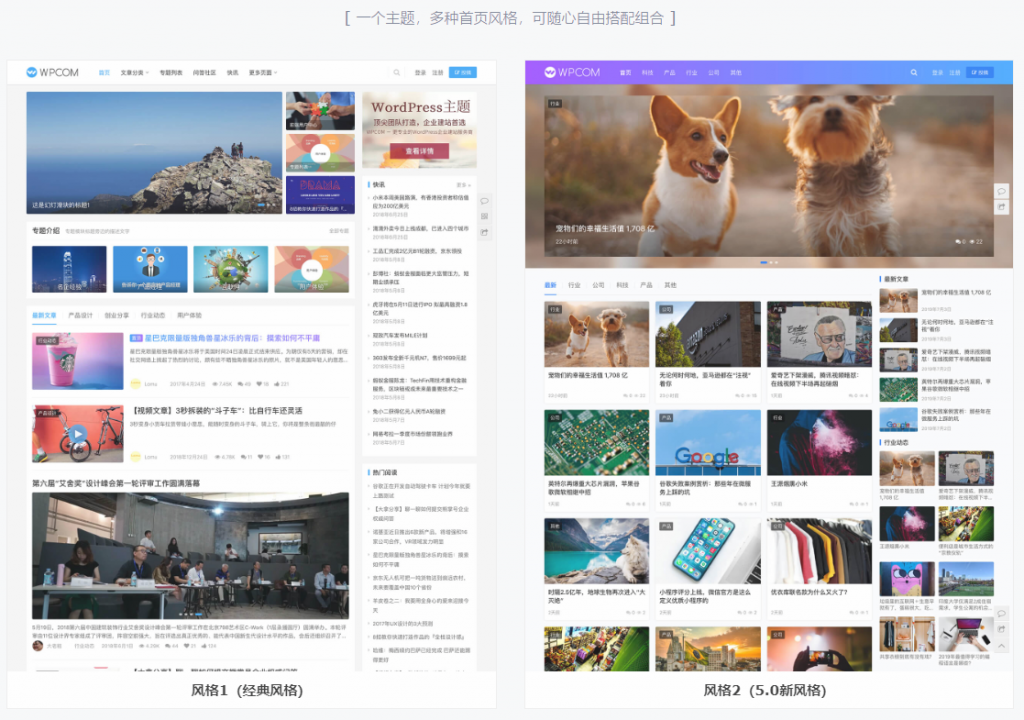 中文站最好WordPress主題，自媒體，博客，企業，商城主題一網打盡