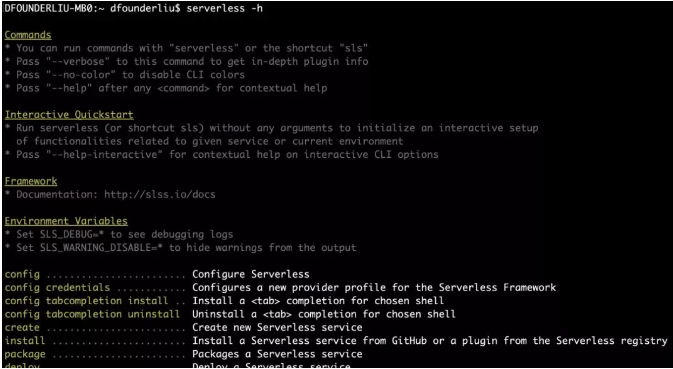 入門 Serverless :Serverless Framework開發者工具