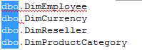 ssms shift alt select