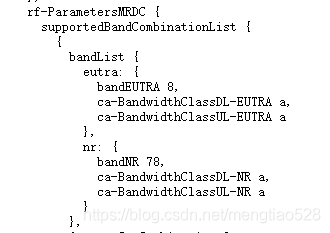 UE支持的MRDC引數
