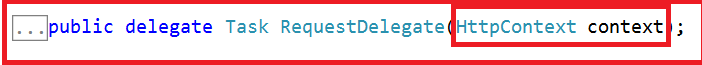 Request Delegate definition