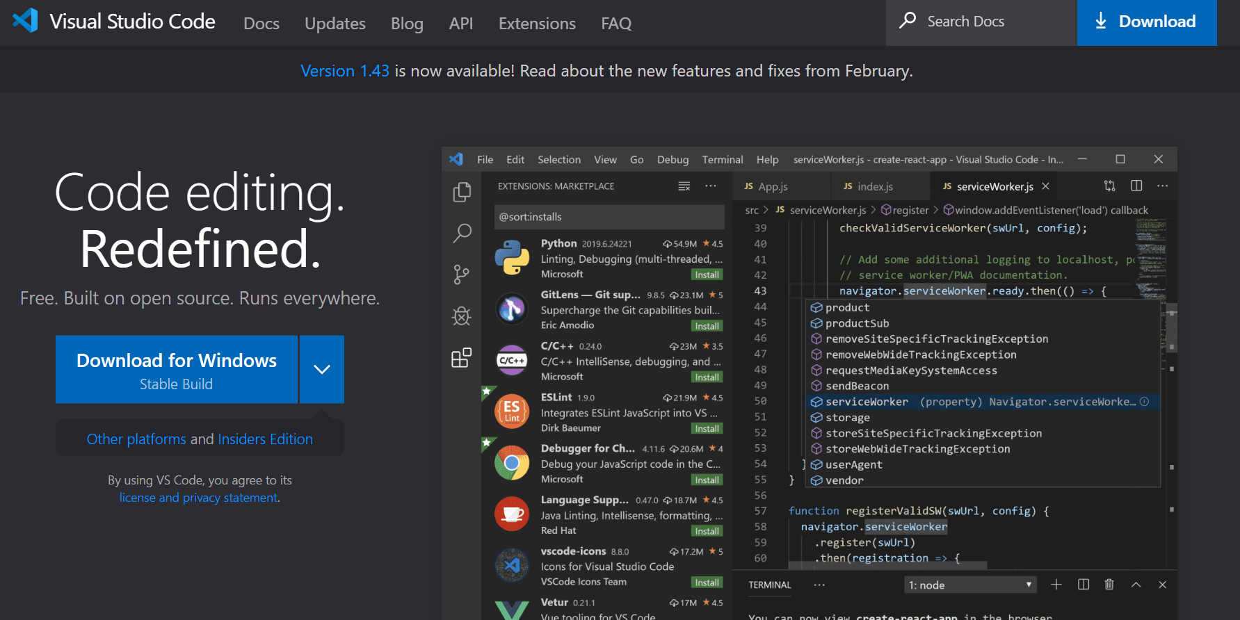 VSCode官網