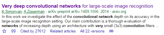 VGG citations