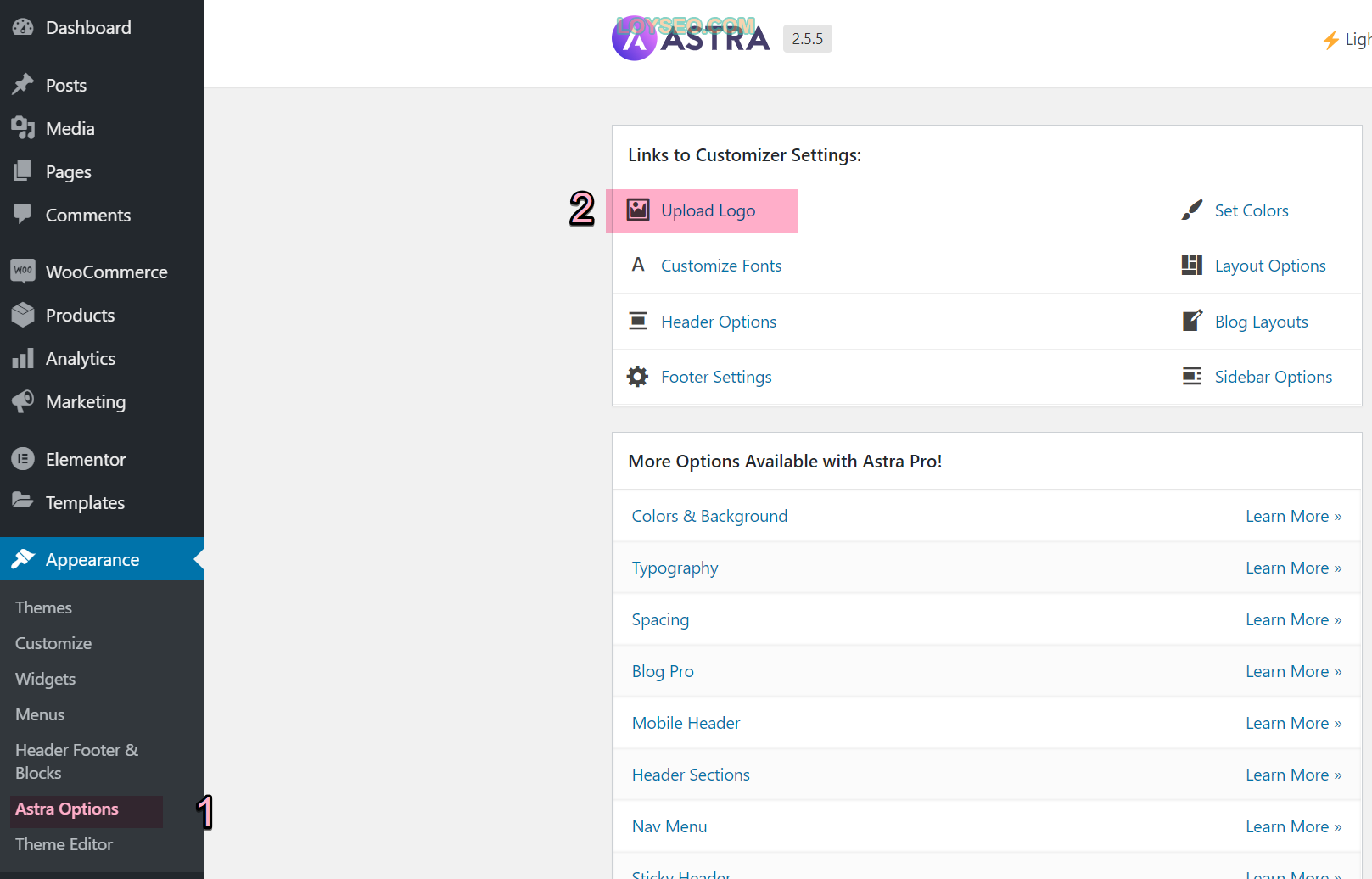 astra tutorial