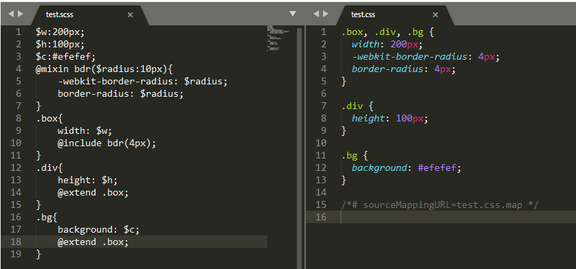 sass-extend