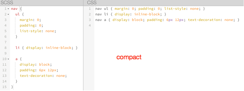 --style compact