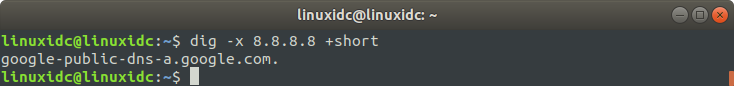 Linux dig 命令使用詳解