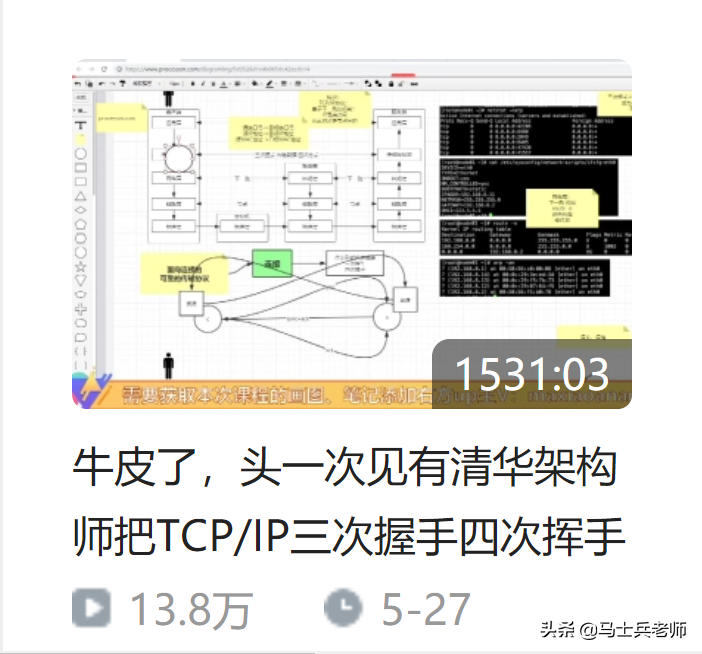 TCP/IP三次握手四次揮手、高并發終于被他通過畫圖講清楚了