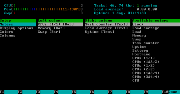 Linux htop工具使用詳解