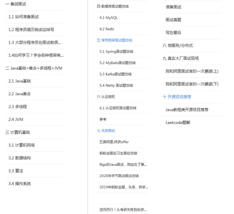 Java面試愈發艱難?github上這份面試手冊,輕松解決你95%的面試