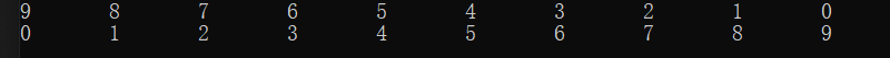 插入排序法輸出結果