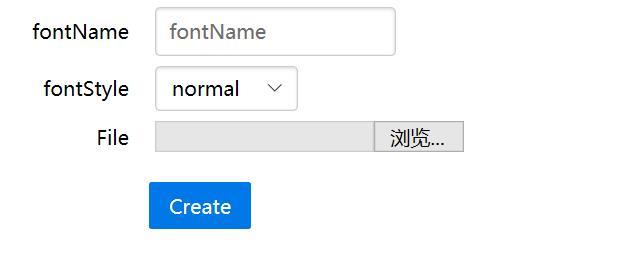 fontconverter運行界面