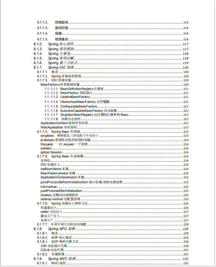 Java開發3年面試老被問到原理？不慌！SSM框架+JVM原理檔案送給你