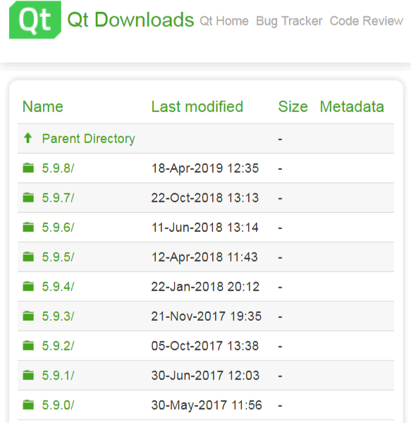  qt 5.9 子目錄