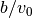 b/v_0