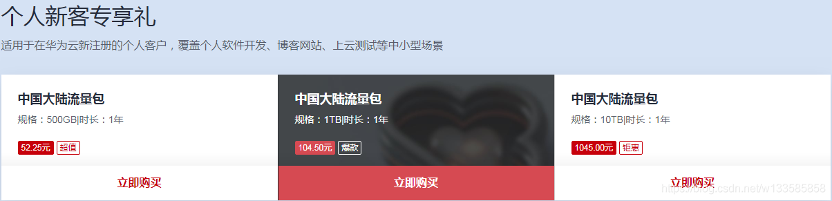 以上為個人新用戶活動價