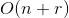 O(n+r)
