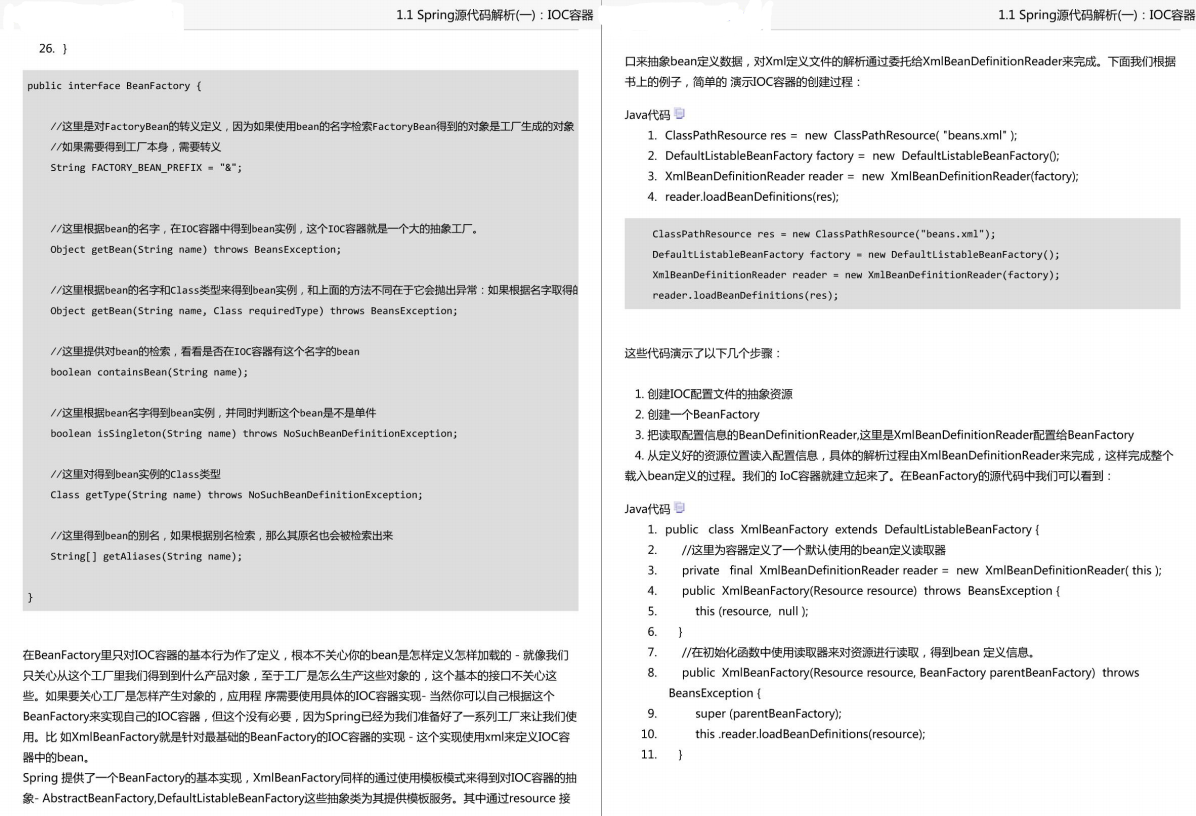 阿里P8架構師Spring原始碼閱讀心得，都記錄在這份PDF檔案里面了