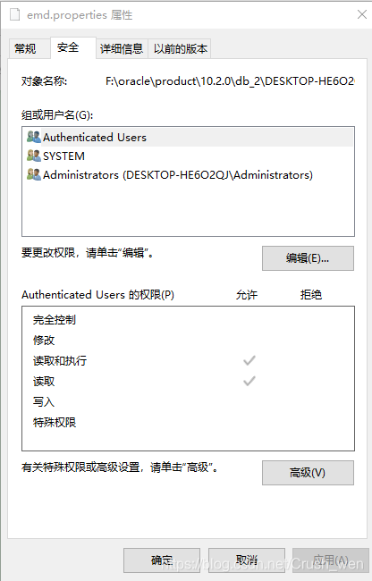 修改權限