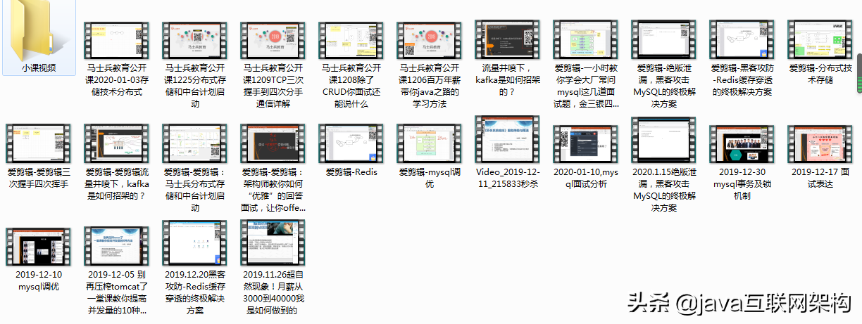特殊期間，為Java崗準備全套架構視頻 +大廠面經+面試專題