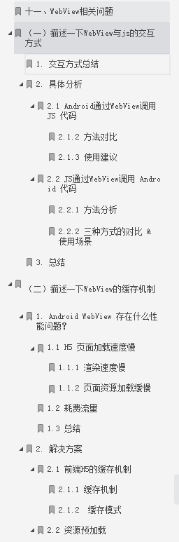 WebView部分目錄內容截圖