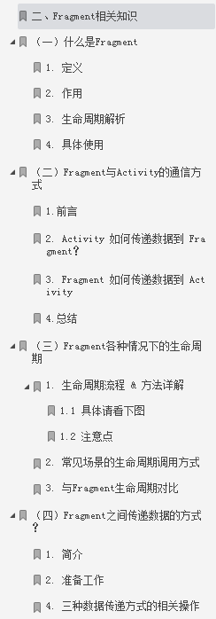 Fragment部分目錄內容截圖
