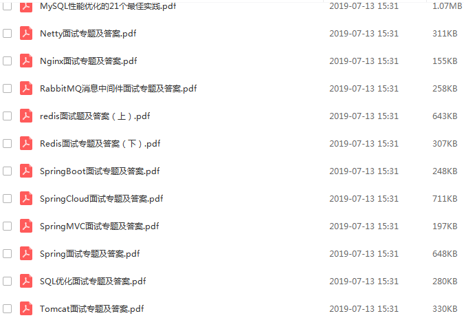 阿里面試必問題:Spring+MyBaits+微服務+Dubbo+Kakfa帶決議