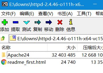 apache zip