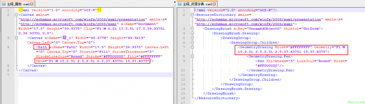 WPF 使用 Expression Design 畫圖匯出及使用 Path 畫圖插圖9