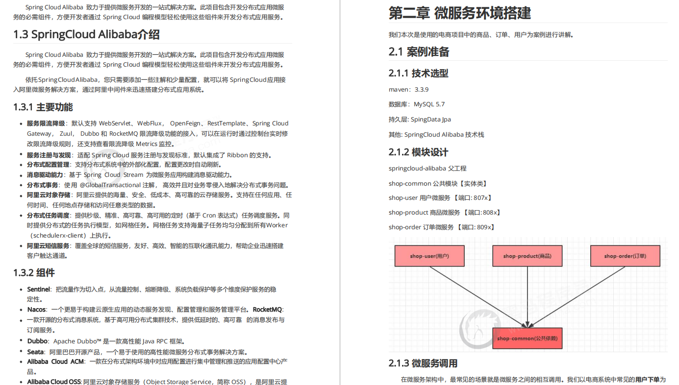 全網獨我一份，SpringCloud Alibaba手打筆記