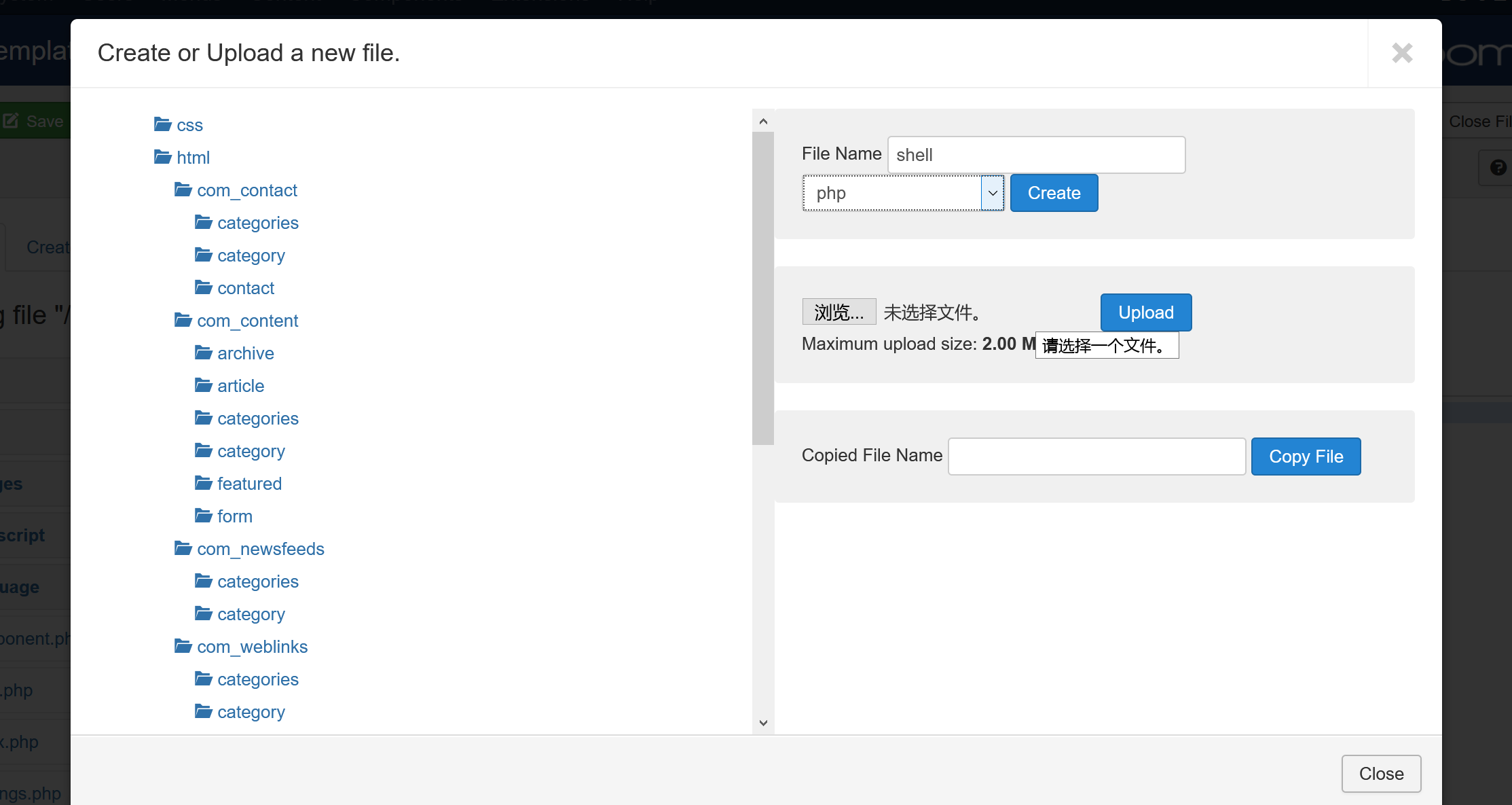 upload successful