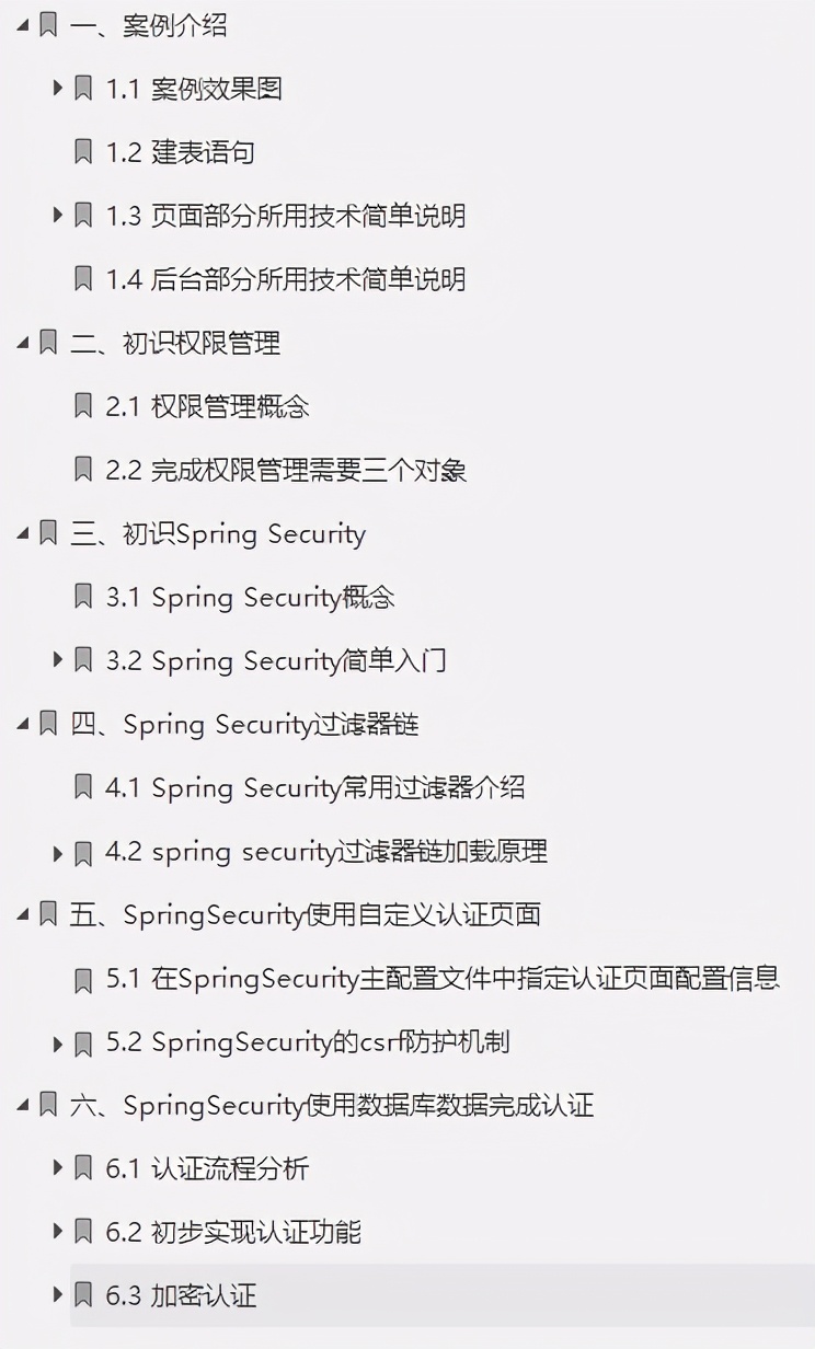 公開！阿里新產Spring Security筆記，這也太細了
