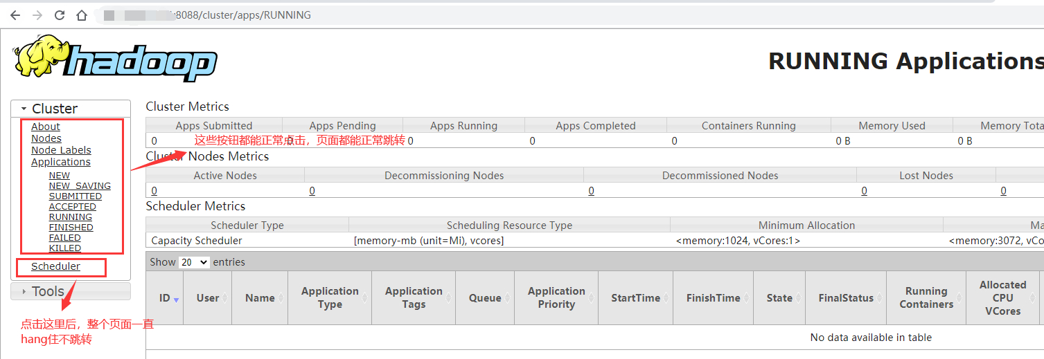 yarn web ui