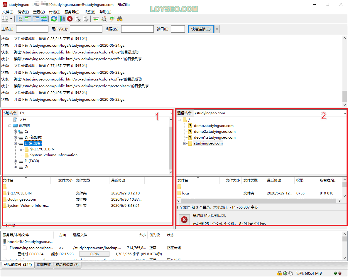 use ftp connect website hosting 5