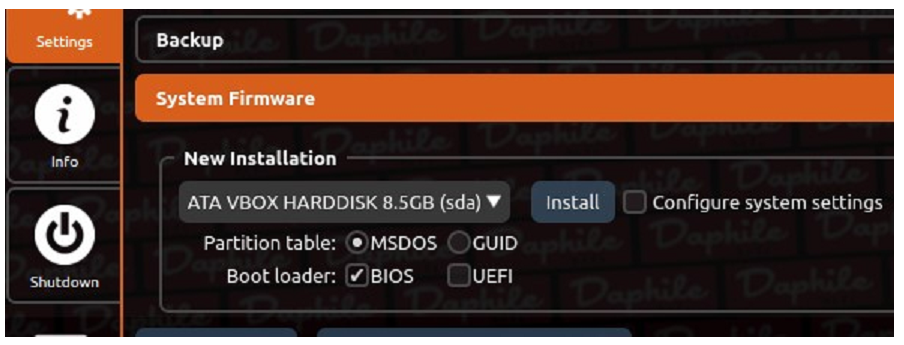 System Firmware