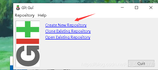 點擊creat new repository