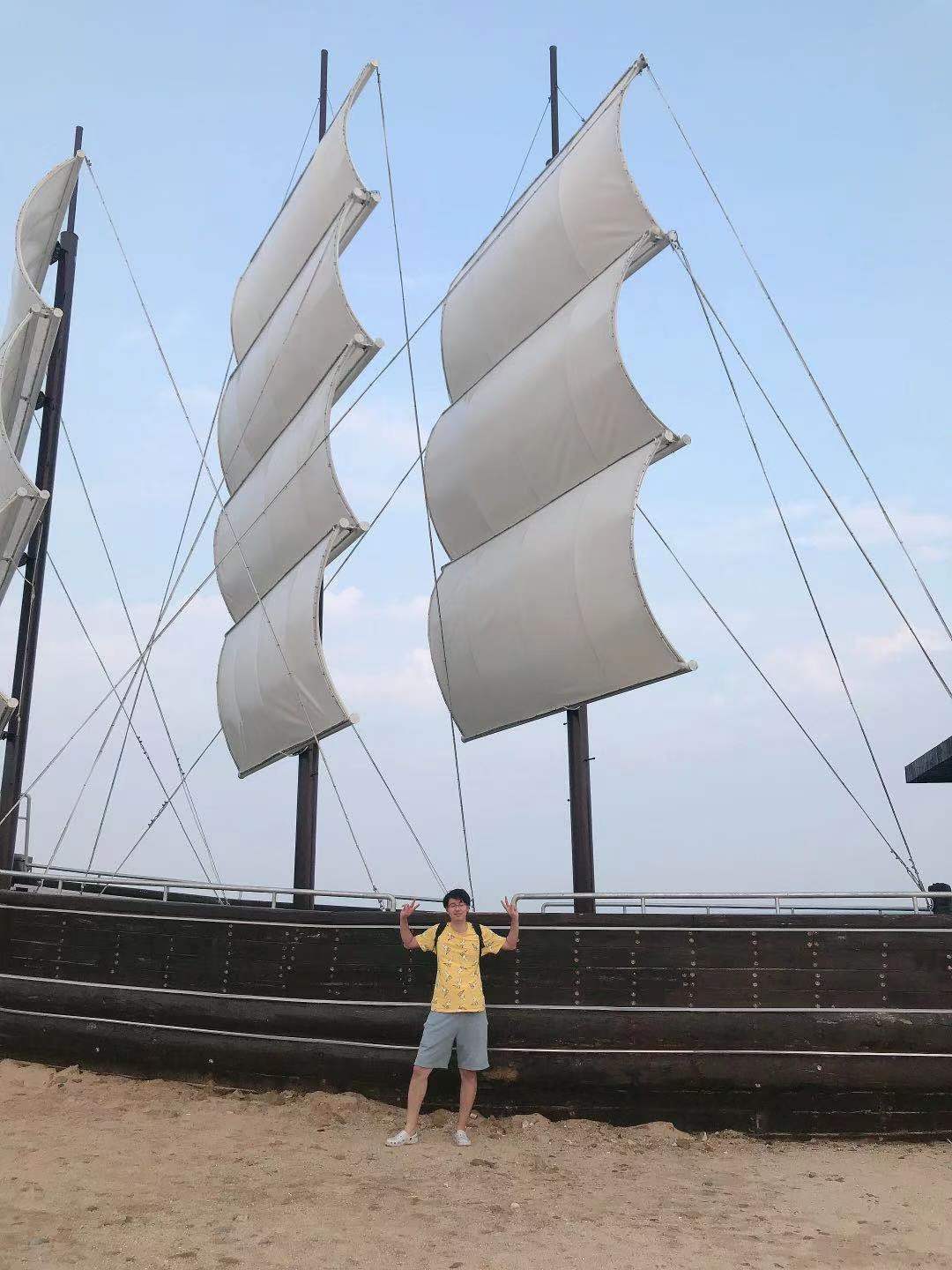 青島啤酒節金沙灘漫步