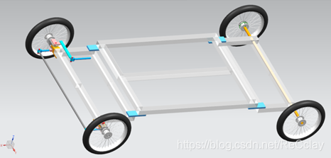 自定義車模結構3D示意圖