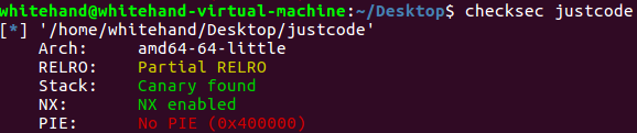 justcode_checksec.png