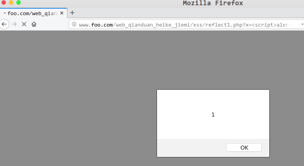 反射型XSS <?php echo $_GET['x'];?> 筆記