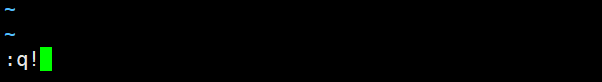 Vim 低行模式 Q嘆強制退出