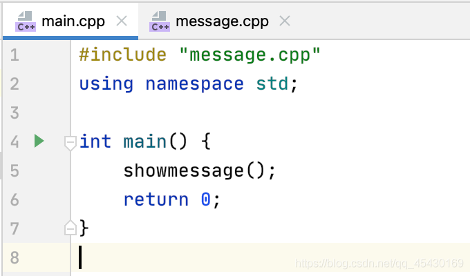 main.cpp代碼內容