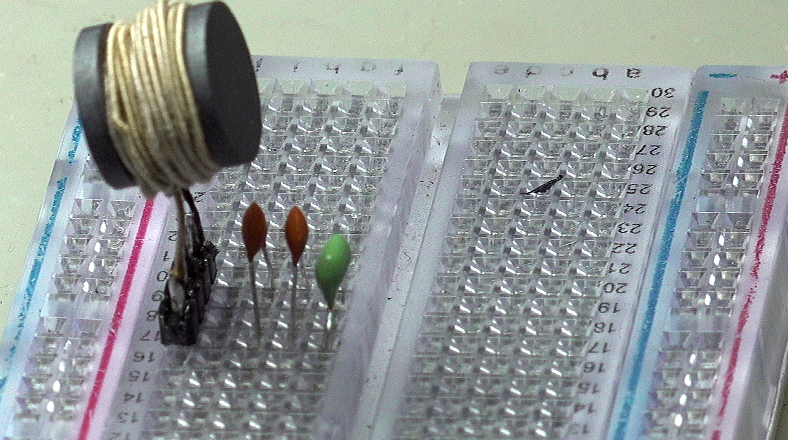 ▲ 自繞制電感與諧振電容